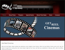 Tablet Screenshot of getreelcinemas.com